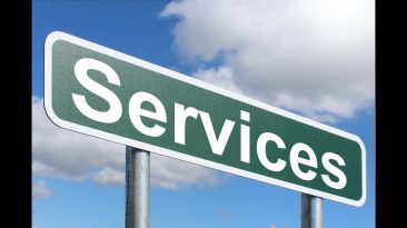 Products and services sign