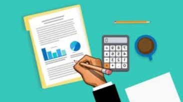 Graphics - someone writing business plan executive summary