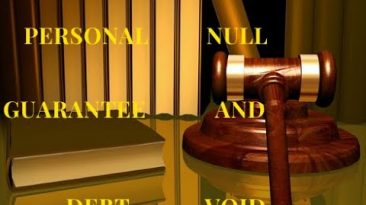 Personal Guarantees Null and Void